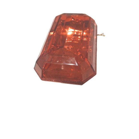 Guess & Company 9 " Christmas Gemstone Ornament oversized Tree Wreath Acrylic - Picture 6 of 10